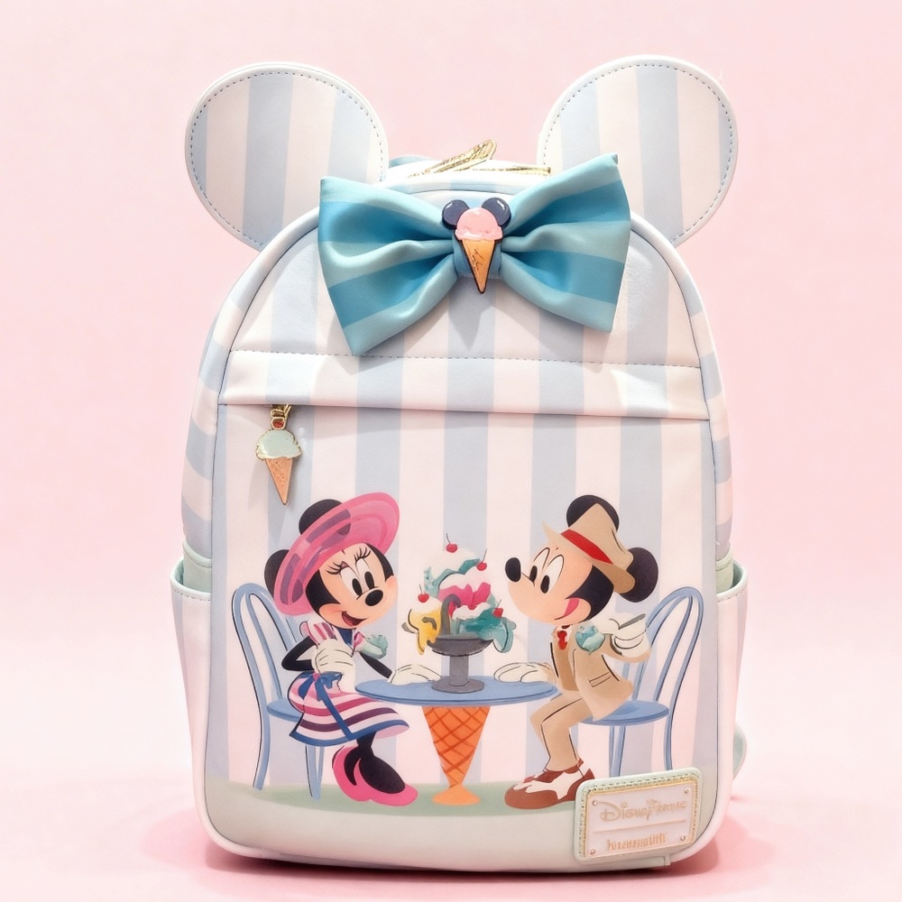 Disney Beach Club Resort Loungefly Mini Backpack Scented Mickey Minnie NWT Parks - Picture 3 of 5